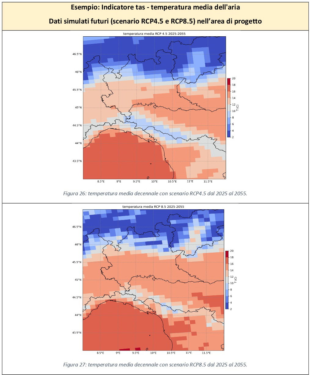 progettare a prova di clima. Carta degli scenari futuri